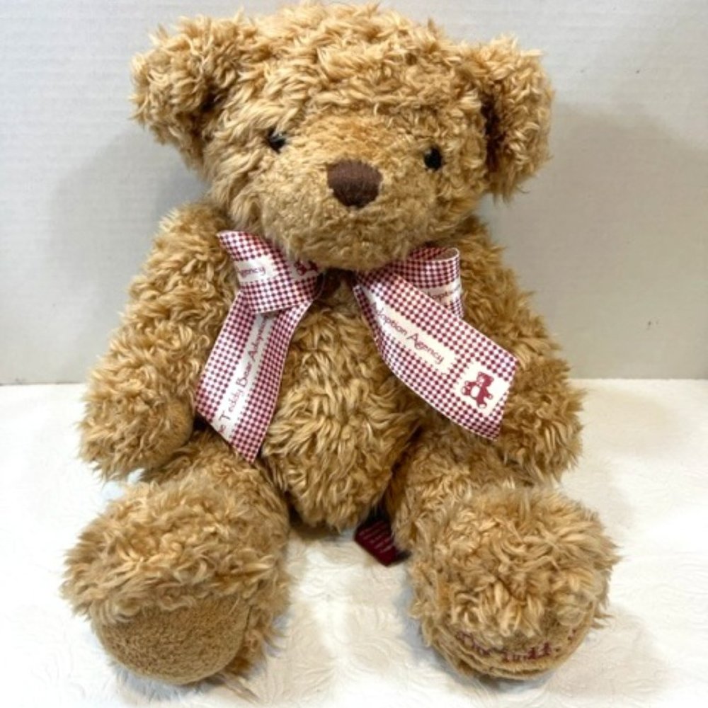 Brown Teddy Bear "Benjamin" Stuffed Toy Movable Head & Legs 16" Tall